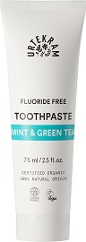 Urtekram Mint & Green Tea Toothpaste -        ,   -   
