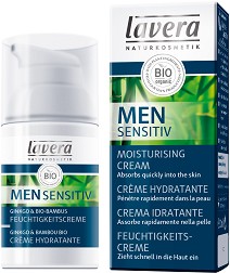 Lavera Men Sensitiv Moisturising Cream - Хидратиращ крем за лице за мъже от серията Men Sensitiv - крем