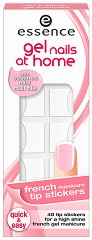 Essence French Manicure Tip Stickers -       Gel nails at home - 40  - 