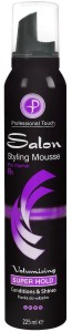 Professional Touch Salon Styling Mousse Super Hold - Пяна за коса за силна фиксация и обем от серията "Salon" - пяна