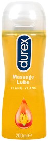 Durex Play Massage 2 in 1 Ylang Ylang - Чувствен масажен гел и лубрикант с иланг иланг - гел