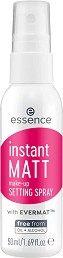 Essence Instant Matt Make-Up Setting Spray -        - 