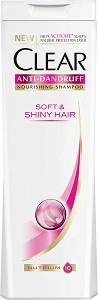 Clear Anti-Dandruff Soft & Shiny Hair Shampoo -     - 