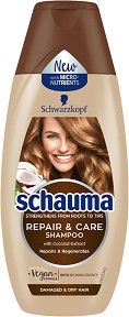 Schauma Repair & Care Shampoo - Шампоан за суха и увредена коса - шампоан