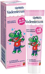 My Little Vademecum Strawberry Toothpaste - Детска паста за млечни зъби с вкус на ягода - паста за зъби