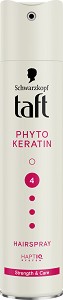 Taft Phyto-Keratin Strength & Care Hairspray -      Keratin - 