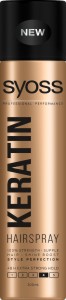 Syoss Keratin Style Perfection Hairspray - Лак за коса с течен кератин и дълготрайна фиксация от серията "Keratin" - лак