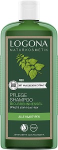 Logona Essential Care Shampoo Bio Nettle - Шампоан за всеки тип коса с био коприва в разфасовки от 250 ÷ 500 ml - шампоан