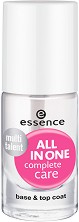 Essence All in One Complete Care Base & Top Coat -       2  1   Studio Nails - 