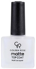 Golden Rose Matte Cop Coat - Топ лак за нокти с матов ефект - лак