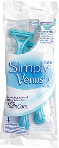 Gillette Simply Venus 2 Satin Care -     Venus, 4  - 