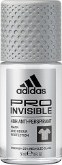 Adidas Men Pro Invisible Anti-Perspirant Roll-On -       Pro Invisible - 