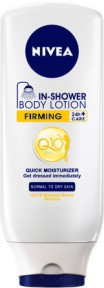 Nivea Q10 plus In-Shower Firming Body Lotion - Стягащ лосион за тяло за под душа с коензим Q10 от серията "Q10 plus" - лосион