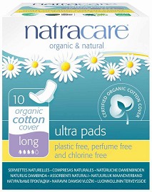 Natracare Ultra Pads Long - 10      -  