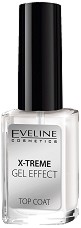 Eveline X-treme Gel Effect Top Coat - Топ лак за нокти с гел ефект от серията "Swiss recipe" - лак
