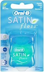 Oral-B Satin Floss Mint - Конец за зъби с аромат на мента - продукт