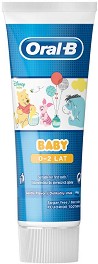 Oral-B Baby Fluoride Toothpaste 0 - 2 Years - Бебешка паста за зъби, 0-2 г - паста за зъби