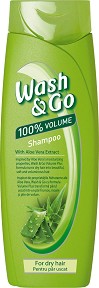 Wash & Go Shampoo With Aloe Vera Extract -           - 