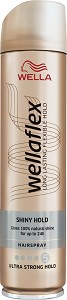 Wellaflex Shiny Hold Ultra Strong Hairspray -          - 