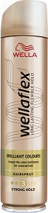 Wellaflex Brilliant Colours Strong Hold Hairspray -       - 
