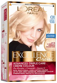 L'Oreal Excellence Creme - Трайна крем боя за коса със защитна технология - боя