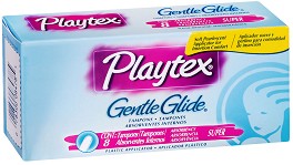 Playtex Gentle Glide Super - Дамски тампони с апликатор - 8 броя - тампони