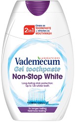 Vademecum 2 in 1 Non Stop White - Избелваща течна паста за зъби - паста за зъби