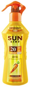 Sun Like Body Milk Carotene+ -    -   E -   