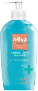Mixa Anti-Imperfection Soapless Cleansing Gel - Измиващ гел против несъвършенства от серията Anti-Imperfections - гел
