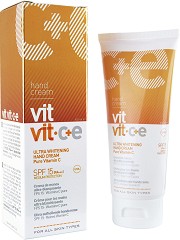 Diet Esthetic Vit Vit C+E Ultra Whitening Hand Cream SPF 15 - Ултра избелващ крем за ръце от серията Ultra Whitening - крем