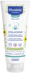 Mustela Stelatopia Emollient Balm - Емолиентен балсам за бебета и деца с атопична кожа от серията "Stelatopia" - балсам