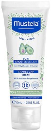 Mustela Cradle Cap Cream - Бебешки крем против крусти - крем