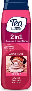 Teo Nature 2 in 1 Shampoo & Conditioner Perals & Argan Oil -    2  1             "Nature" - 