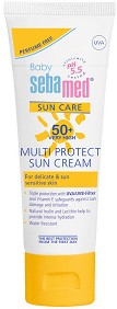 Sebamed Baby Sun Cream SPF 50 - Слънцезащитен крем за деликатна кожа от серията Baby Sebamed - крем