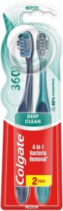 Colgate 360 Deep Clean Medium -    1 + 1  - 