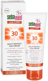 Sebamed Sun Care Multi Protect Sun Cream - Слънцезащитен крем за чувствителна кожа от серията "Sun Care" - крем