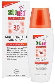 Sebamed Sun Care Multi Protect Sun Spray - Слънцезащитен спрей за чувствителна кожа от серията "Sun Care" - продукт