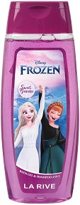 La Rive Disney Frozen Bath Gel & Shampoo 2 in 1 - Детски душ гел за коса и тяло на тема Замръзналото кралство - душ гел