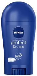Nivea Protect & Care Anti-Perspirant Stick - Дамски стик дезодорант против изпотяване от серията "Protect & Care" - дезодорант