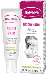 Maternea Nipple Balm - Успокояващ балсам за зърна с натурални масла - балсам