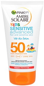 Garnier Ambre Solaire Kids Wet Skin Lotion SPF 50 -      Ambre Solaire - 