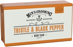 Scottish Fine Soaps Men's Grooming Thistle & Black Pepper Body Bar - Сапун за мъжe с бял трън и черен пипер от серията Men's Grooming - сапун