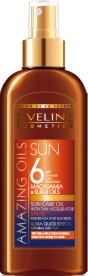 Eveline Amazing Oils Sun Care with Tan Accelerator Spray - Слънцезащитно олио с ускорител за тен от серията "Sun Care" - олио
