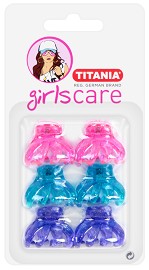 Детски щипки за коса Titania - 6 броя от серията Girls Care - продукт