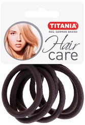 Ластици за коса Titania - 6 броя от серията Hair Care - ластик