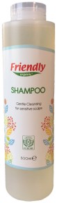 Friendly Organic Shampoo - Шампоан с био овес и пантенол за чувствителен скалп - шампоан