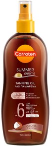 Carroten Summer Dreams Tanning Oil SPF 6 - Слънцезащитно олио за бързо придобиване на тен - олио