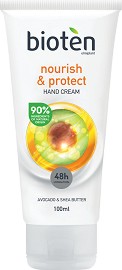 Bioten Nourish & Protect Hand Cream - Подхранващ крем за ръце за суха и чувствителна кожа - крем