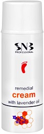SNB Remedial Cream With Lavender Oil - Регенериращ крем за крака с лавандула и прополис - крем