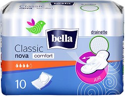 Bella Classic Nova Comfort - Дамски превръзки - 10 броя - дамски превръзки
